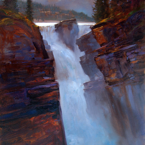 Jasper National Park 2006 oil on canvas 16 X 254 in. copyright Brent Lynch.