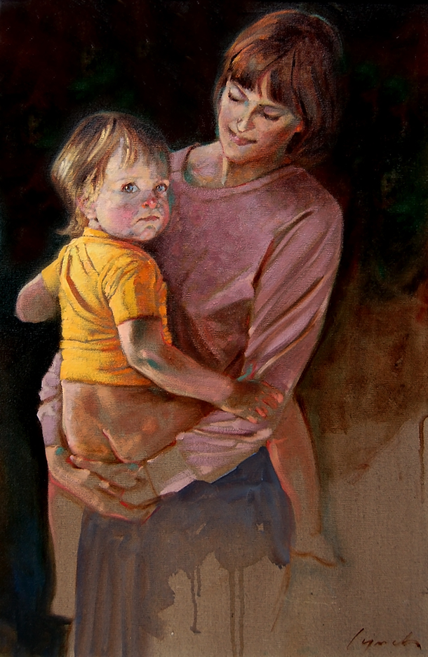 Nancy and Kyle, 18 X 24 in. oil