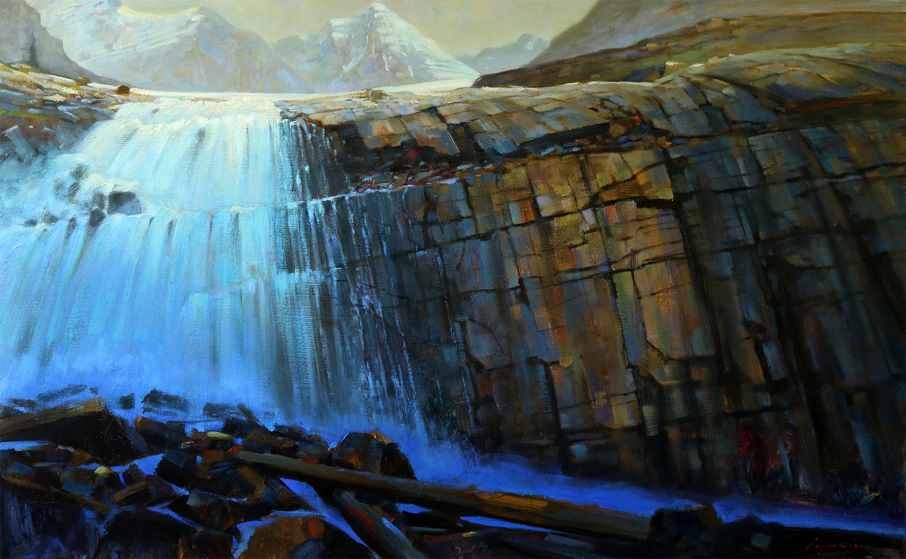 'Out of Oesa' 36 X 48 oil on canvas - Mountain Galleries