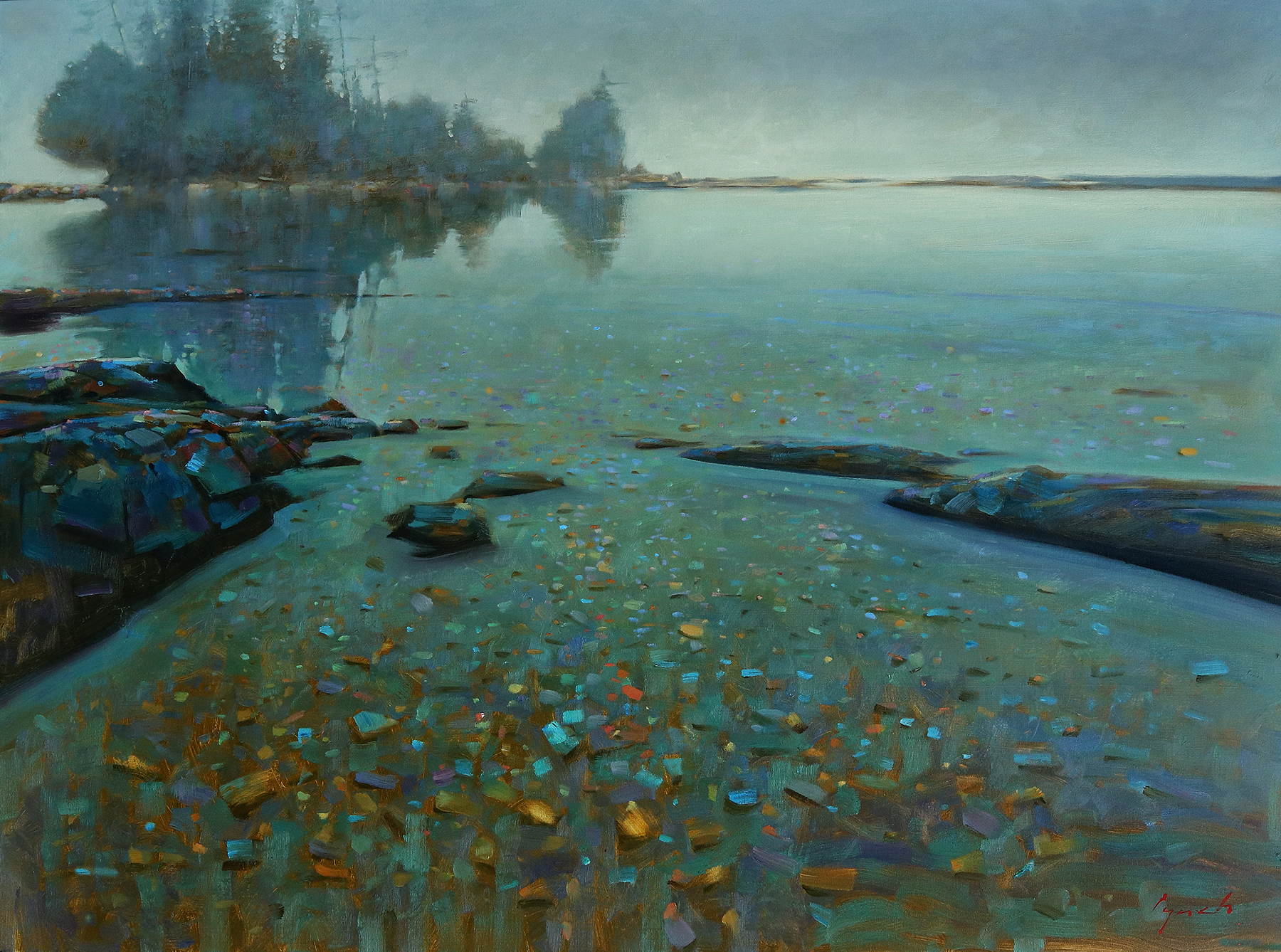 Shipwreck Islet  36 X 48 in. - Mountain Galleries