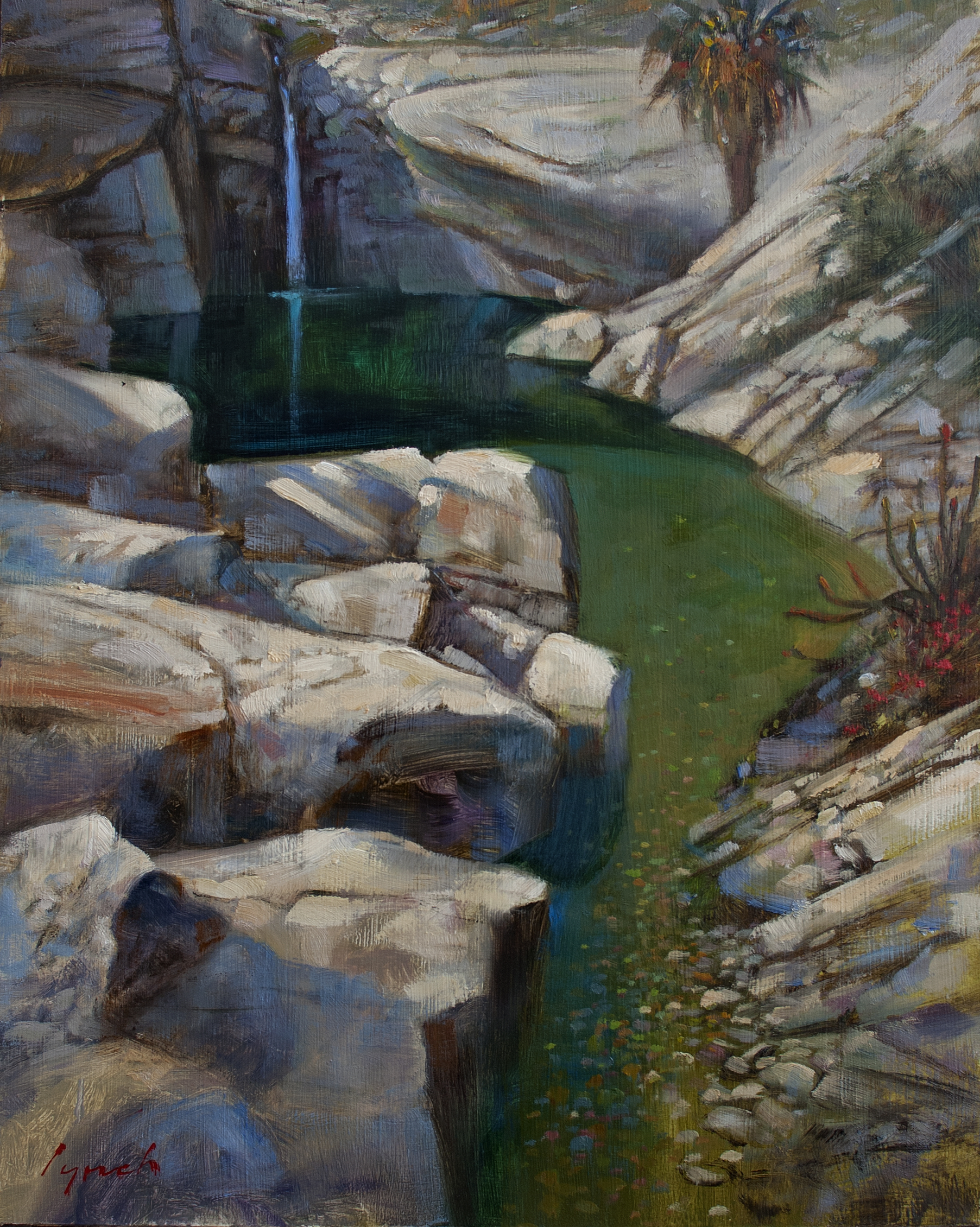 'Canyon Clear Water' 18 X 24 in oil on prepared board
