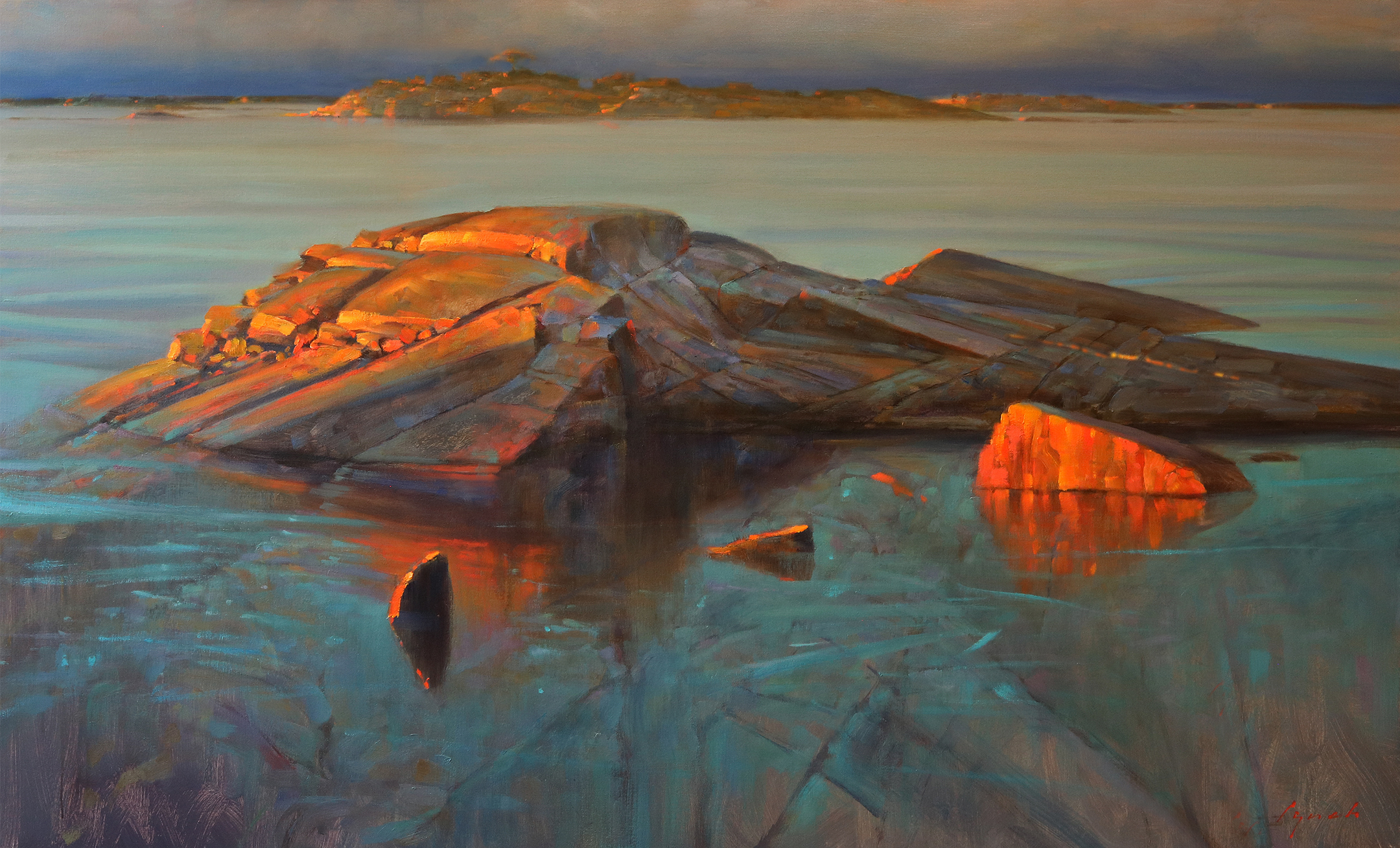 Guards of the Bay  36 X 60 in.